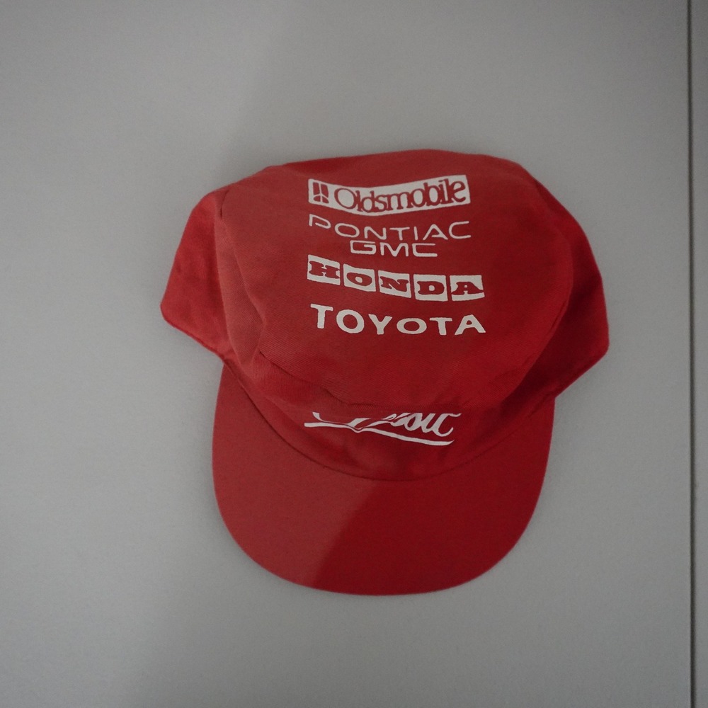 Vintage KC Automotive Multi-Brand Snapback Hat Men OSFA Red Classic Graphic